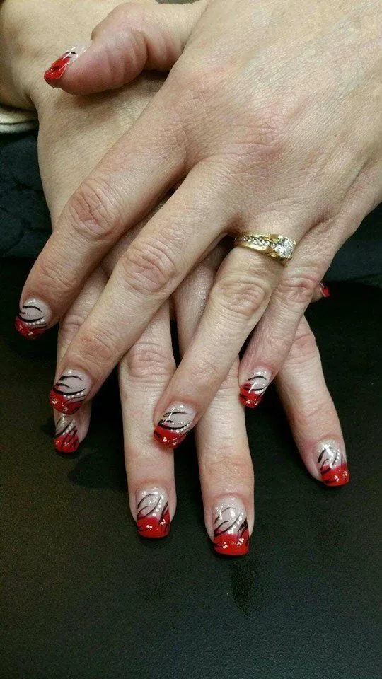 Silk nail art design Commack NY nail salon